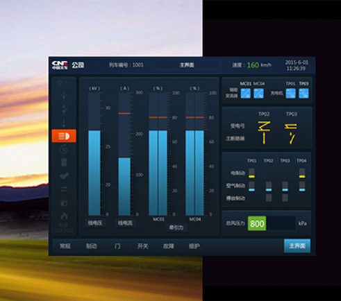 中國(guó)中車監(jiān)控顯示屏界面設(shè)計(jì)及QT、Codesys、Fltk開發(fā)